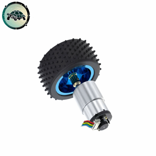 Motor DC con codificador y soporte Motor DC con codificador y soporte